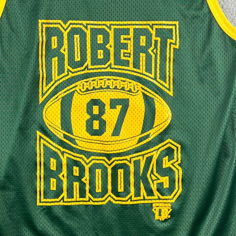 Vintage Pro I.D. Robert Brooks #87 Jersey Tank Top Mesh USA Mens XL Packers - Picture 3 of 12